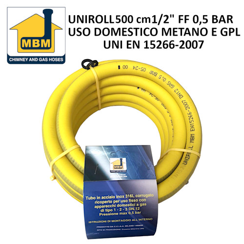 Tubo flessibile gas - , e