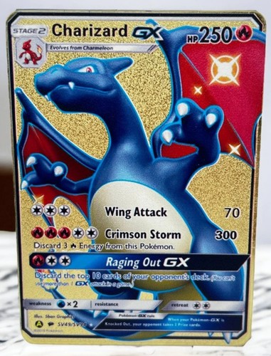 Pokémon charizard gold - gx,
