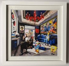 Quadro serigrafia ritoccata