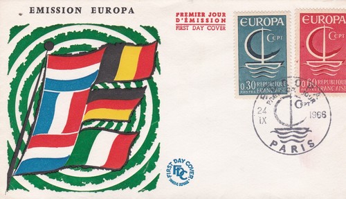 Francia 1966 fdc - fdc, europa