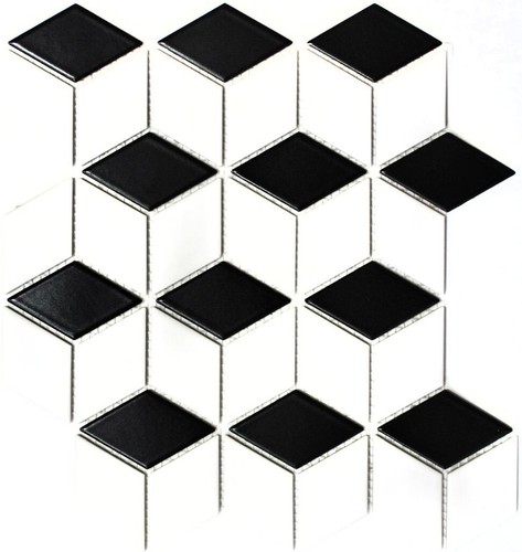 Mosaico piastrella ceramica - piastrella, 3d