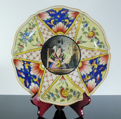 Piatto ceramica smaltata - in,