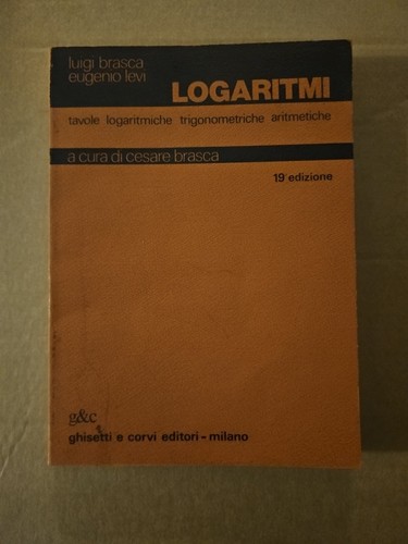 Logaritmi ghisetti e - logaritmi,