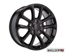 Cerchi in lega Jeep Chrysler R18 5x127 cerchi 4x 18 pollici 8j Black Gloss Fe...