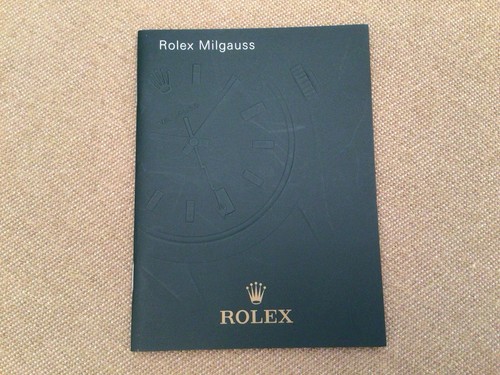 Libretto booklet rolex - booklet,