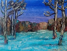 Dipinto Impasto Invernale