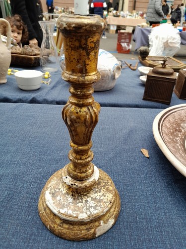 Antico candeliere torciere - candeliere,