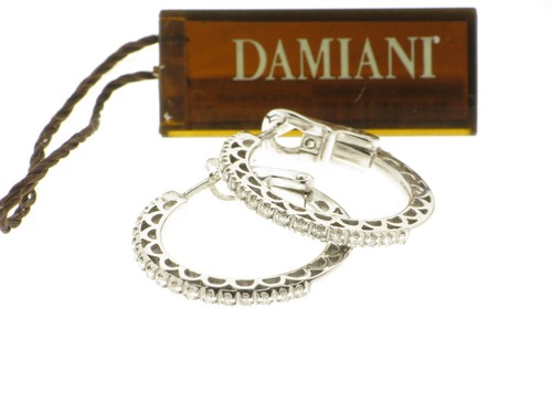 Damiani orecchini cerchio oro - cerchio,