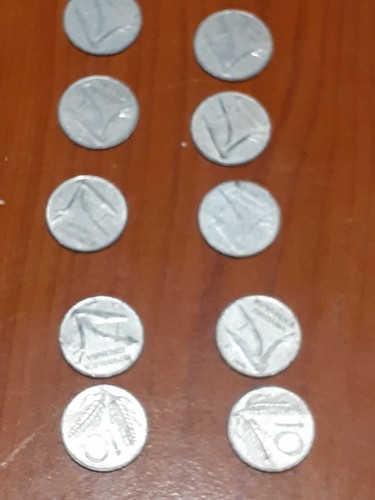 Monete lire del 1951 e - da, 10