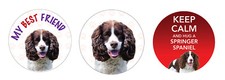 2 x SPRINGER SPANIEL Dog vinyl