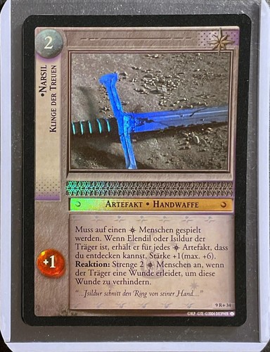 Lotr tcg narsil lama del - narsil,