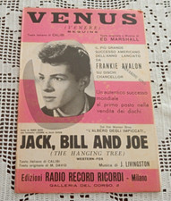 Spartito VENUS Ed Marshall - JACK, BILL AND JOE RADIO RECORD RICORDI 1959