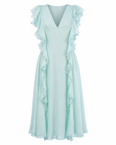 Abito blumarine seta - blumarine, verde