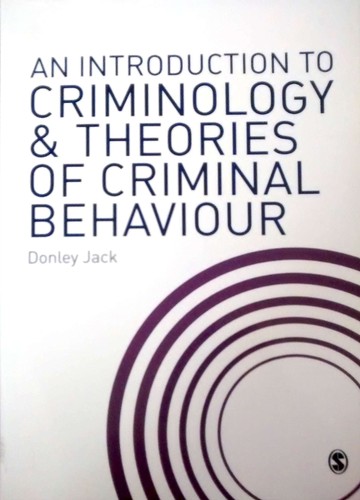 Introduction criminology - to,