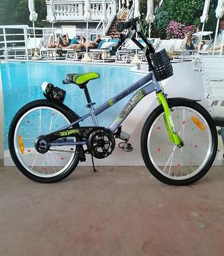 Bici hot wheels poll - wheels, verde
