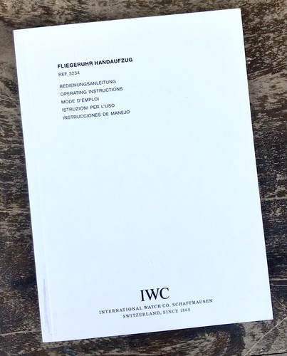 Iwc pilot hand wound 3254 - iwc, pilot's