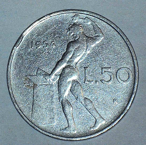 1954 italy lire - italy, 50