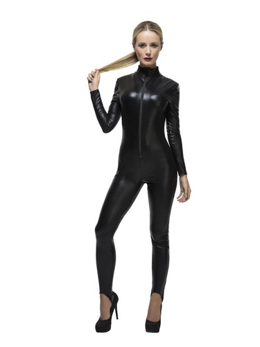 Tuta nera donna catsuit - nera,