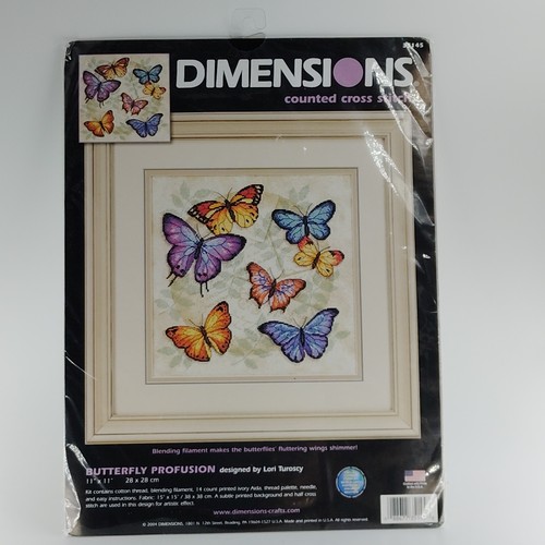 Kit punto croce - 35145, farfalla