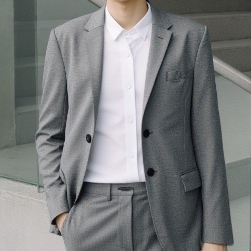 Giacca blazer zara uomo - uomo, grigio