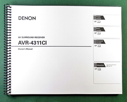 Denon avr 4311ci - avr-4311ci, instruction