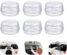 6 Pezzi Copri Pomello per Fornello, Protezione Stufa per Bambini,Blocco Sicurezz