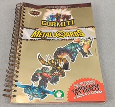 ALBUM GORMITI METALL CARDS +TABELLONE DI GIOCO ISOLA DI GORM MYTHOS 2007 METAL