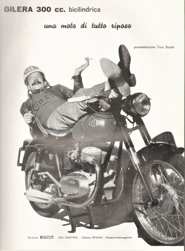 Pubblicita 1954 moto gilera - 1954,