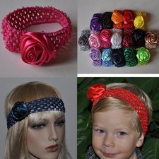 Fascia-Capelli Con Rosa Fiore