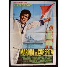 manifesto MARINAI IN COPERTA little tony rossin corbucci flauto scotti nave A177