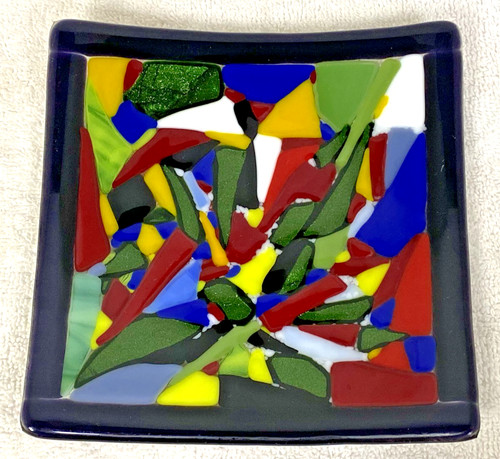 Piatto curvo mosaico moderno