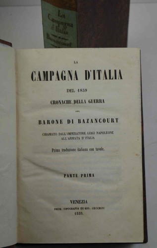 Campagna italia del 1859 - d'italia,