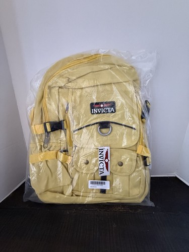 Zaino giallo tela orologio
