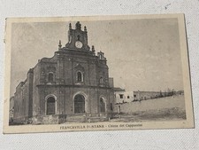 Cartolina Francavilla Fontana Chiesa Dei Cappuccini F.P. Viaggiata 1929