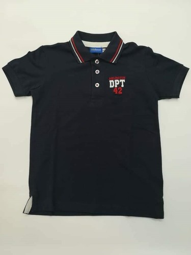 Polo blu ragazzo - blu,