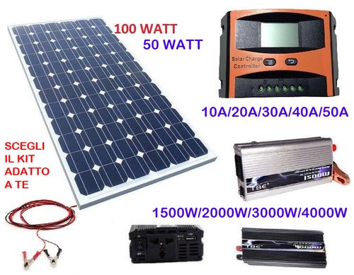 Kit fotovoltaico kw - kit,