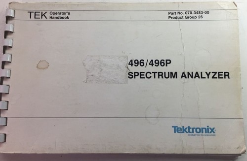 Tektronix 496 496p - tektronix,