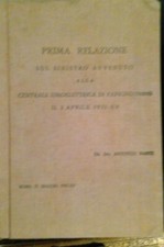 BANTI 1937 RELAZIONE SINISTRO