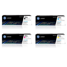 New HP 206X 4 Colour Set Toner