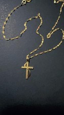 Collana con Croce Diamantata