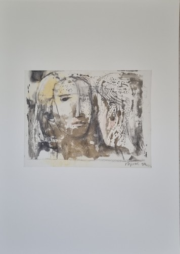 Henry moore two female - "two, heads"