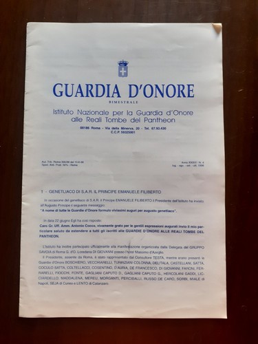 Bimestrale guardia onore 4 - bimestrale,
