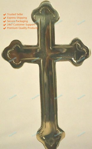 Croce cristiana ottone - cristiana, in