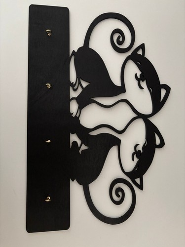 Portachiavi legno con - portachiavi,