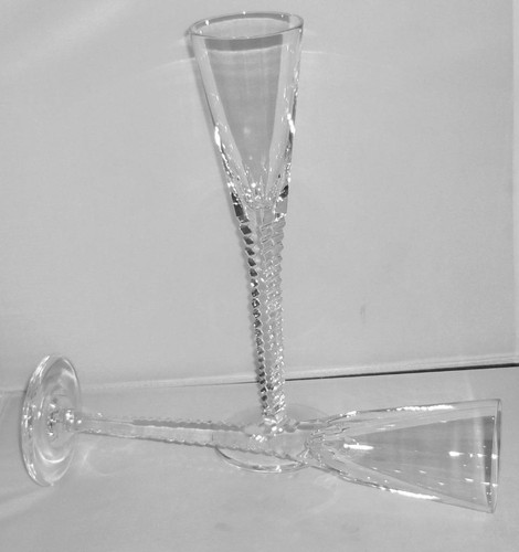 Rari bicchieri flauto - 2, vetro