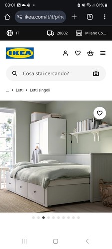 Letto divano hemnes ikea - ikea., da