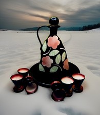 ROMETTI  SACRU   UMBERTIDE  ....... set  Rosolio ...aerografato ....