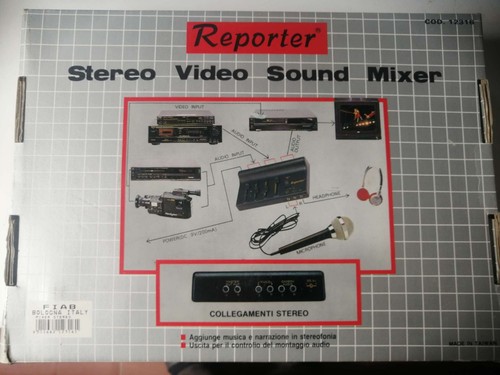Mixer stereo video - audio,