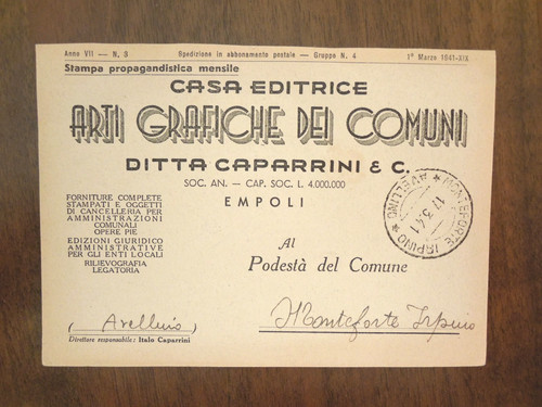 Cartolina commerciale casa - cartolina,