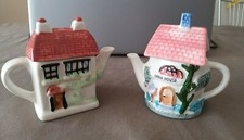 Coppia teiere in porcellana da collezione anni "90 provenienza Stati Uniti